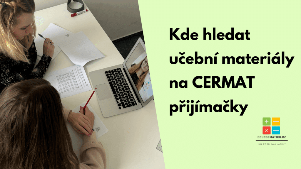 Kde hledat učební materiály na CERMAT přijímačky 2025?