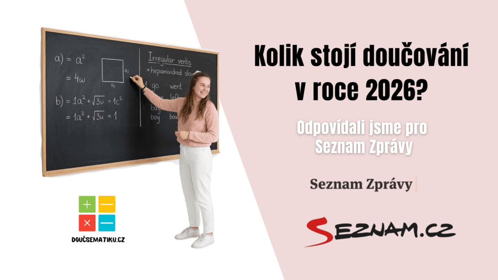 Kolik stojí doučování v roce 2026? Vyjádřili jsme se pro Seznam