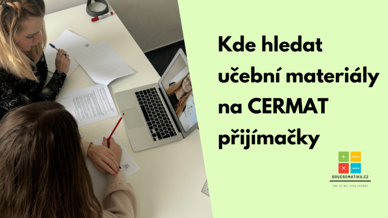 učební materiály na CERMAT přijímačky