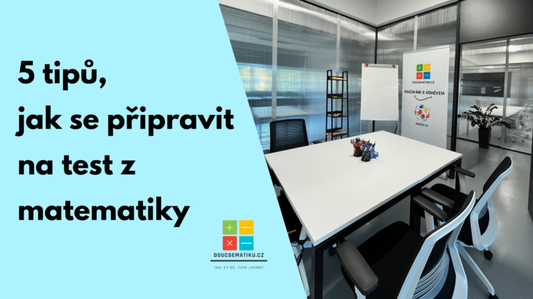 jak se připravit na test z matematiky